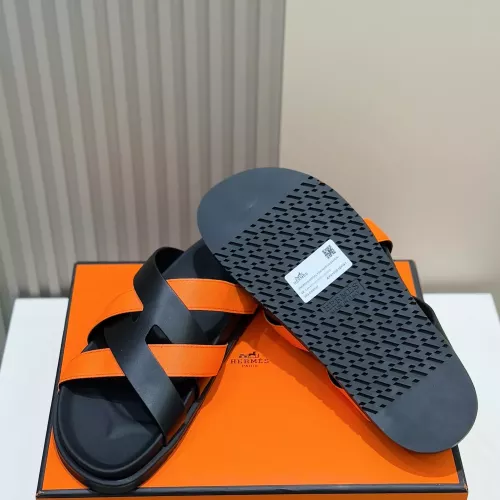 Replica Hermes Slippers For Men #1317535 $56.00 USD for Wholesale