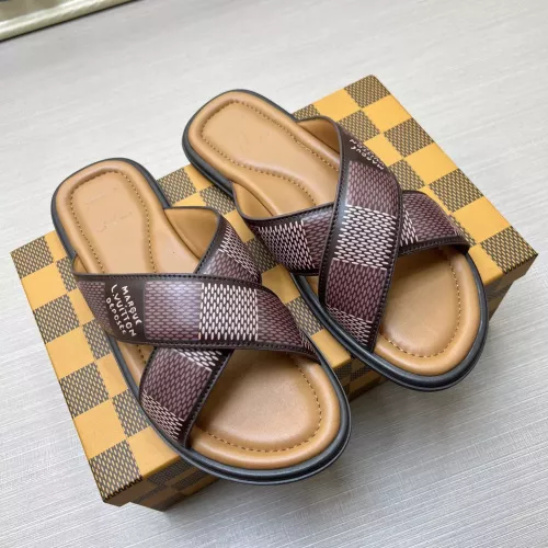 Louis Vuitton Slippers For Men #1317622 $64.00 USD, Wholesale Replica Louis Vuitton Slippers