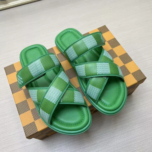 Louis Vuitton Slippers For Men #1317652 $72.00 USD, Wholesale Replica Louis Vuitton Slippers