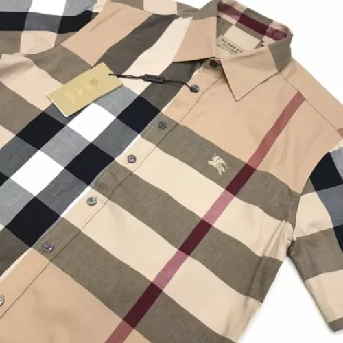 Replica Burberry Shirts Short Sleeved For Men #1318117 $45.00 USD for Wholesale