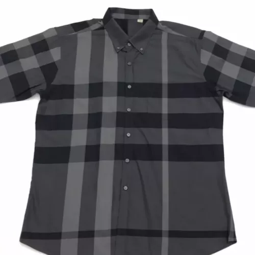 Replica Burberry Shirts Short Sleeved For Men #1318128 $45.00 USD for Wholesale