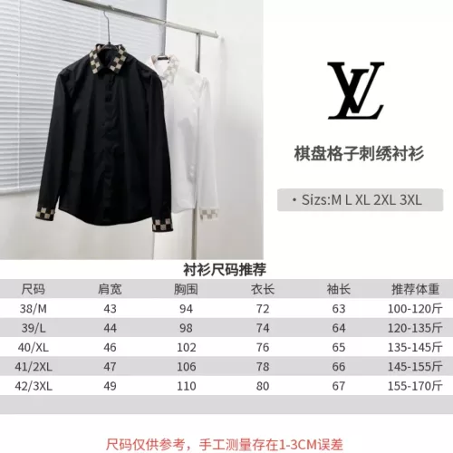Replica Louis Vuitton LV Shirts Long Sleeved For Men #1318160 $72.00 USD for Wholesale
