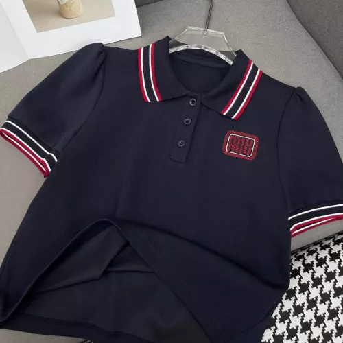 Replica MIU MIU Tracksuits Short Sleeved For Women #1318328 $80.00 USD for Wholesale