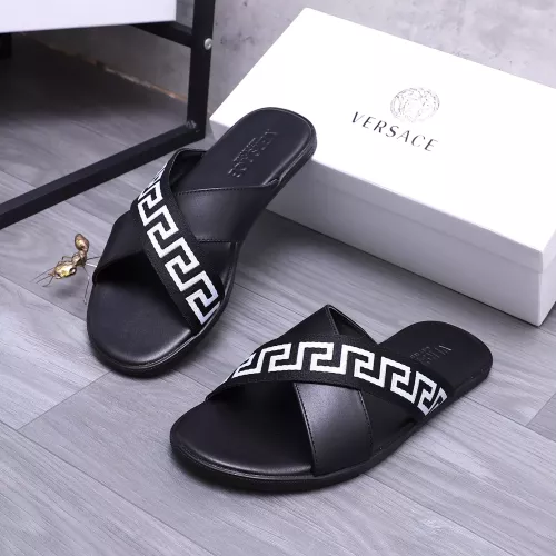 Replica Versace Slippers For Men #1318415 $42.00 USD for Wholesale