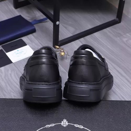 Replica Prada Leather Shoes For Men #1318463 $96.00 USD for Wholesale