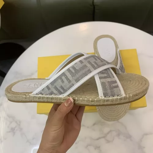 Replica Fendi Slippers For Men #1318474 $60.00 USD for Wholesale
