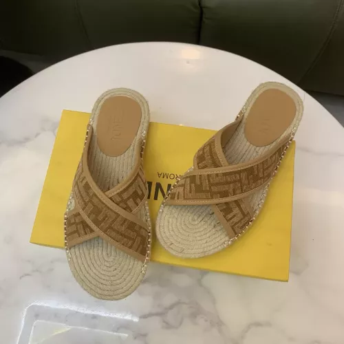 Replica Fendi Slippers For Men #1318479 $60.00 USD for Wholesale