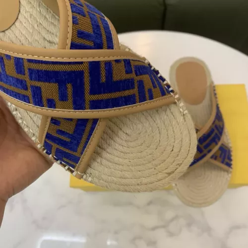 Replica Fendi Slippers For Men #1318481 $60.00 USD for Wholesale