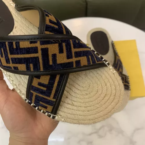 Replica Fendi Slippers For Men #1318486 $60.00 USD for Wholesale