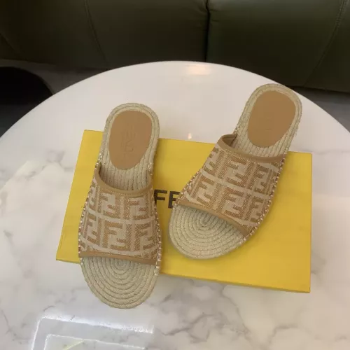 Replica Fendi Slippers For Men #1318491 $60.00 USD for Wholesale