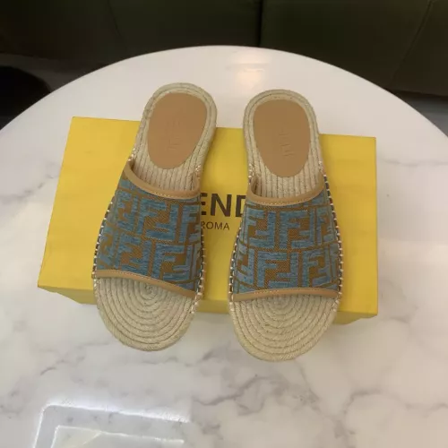 Replica Fendi Slippers For Men #1318494 $60.00 USD for Wholesale