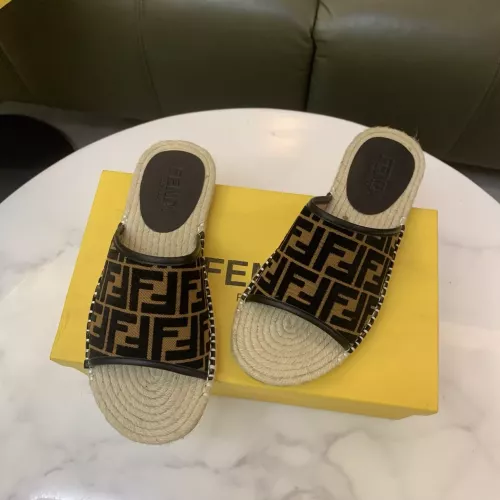 Replica Fendi Slippers For Men #1318501 $60.00 USD for Wholesale