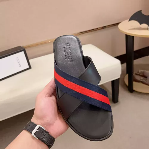 Replica Gucci Slippers For Men #1318595 $42.00 USD for Wholesale