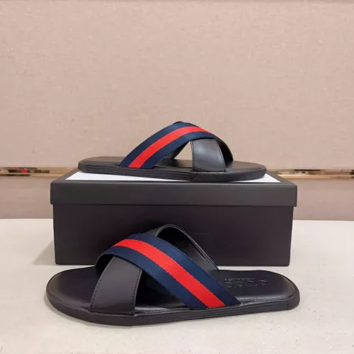 Replica Gucci Slippers For Men #1318595 $42.00 USD for Wholesale