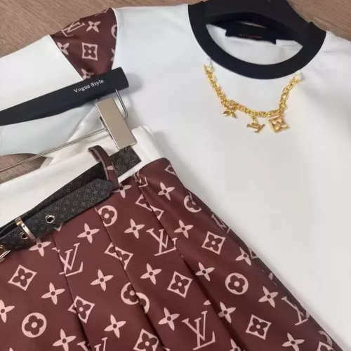 Replica Louis Vuitton LV Tracksuits Short Sleeved For Women #1318681 $82.00 USD for Wholesale