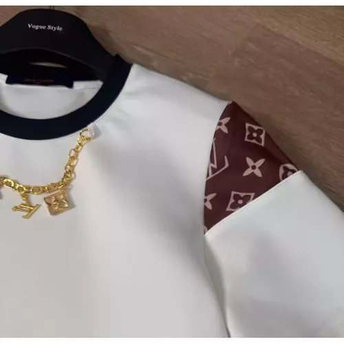 Replica Louis Vuitton LV Tracksuits Short Sleeved For Women #1318681 $82.00 USD for Wholesale