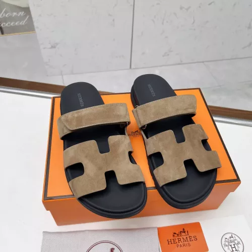 Replica Hermes Slippers For Women #1318696 $88.00 USD for Wholesale