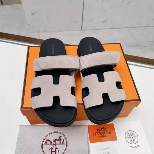 Replica Hermes Slippers For Men #1318699 $88.00 USD for Wholesale