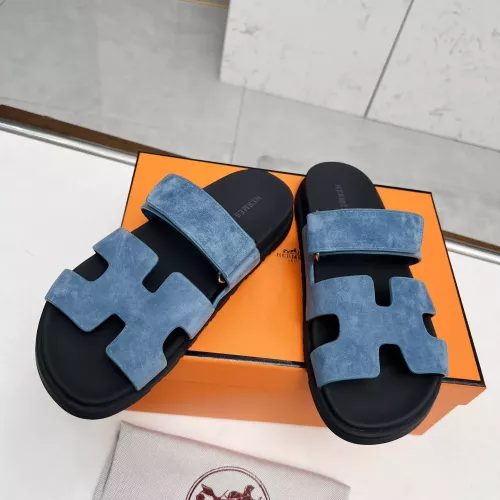 Replica Hermes Slippers For Men #1318705 $88.00 USD for Wholesale