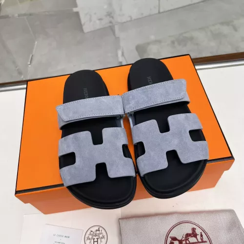 Replica Hermes Slippers For Men #1318707 $88.00 USD for Wholesale