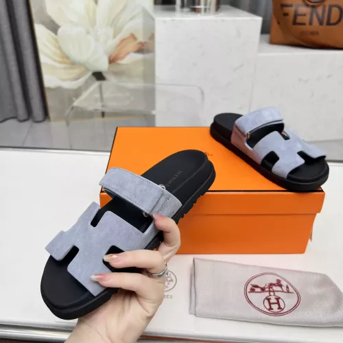 Replica Hermes Slippers For Men #1318707 $88.00 USD for Wholesale