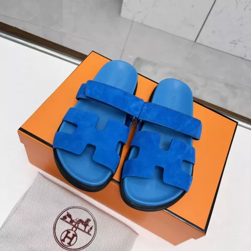 Replica Hermes Slippers For Men #1318715 $88.00 USD for Wholesale