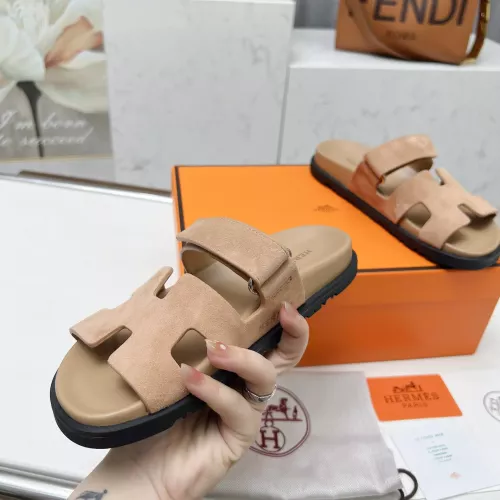 Replica Hermes Slippers For Men #1318721 $88.00 USD for Wholesale