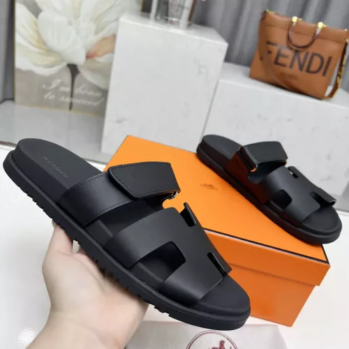 Replica Hermes Slippers For Women #1318734 $88.00 USD for Wholesale