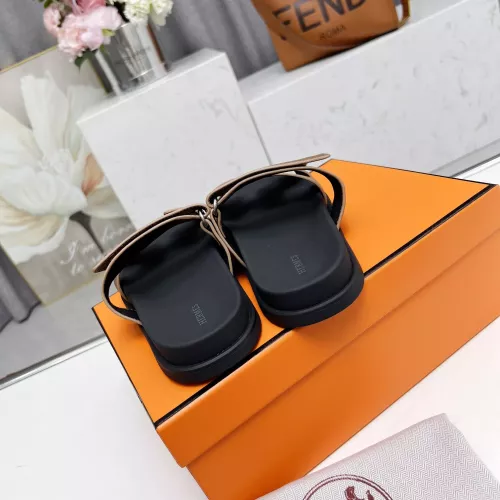 Replica Hermes Slippers For Men #1318739 $88.00 USD for Wholesale
