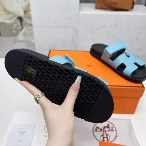 Replica Hermes Slippers For Men #1318743 $88.00 USD for Wholesale
