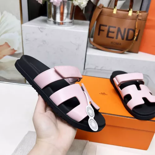 Replica Hermes Slippers For Women #1318748 $88.00 USD for Wholesale