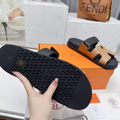 Replica Hermes Slippers For Men #1318756 $88.00 USD for Wholesale