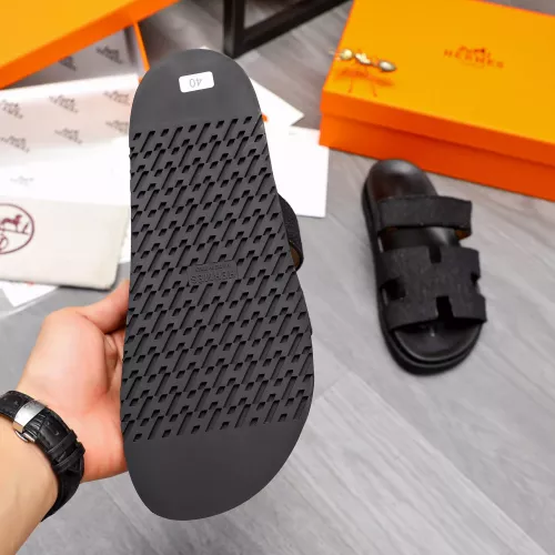 Replica Hermes Slippers For Men #1318799 $68.00 USD for Wholesale