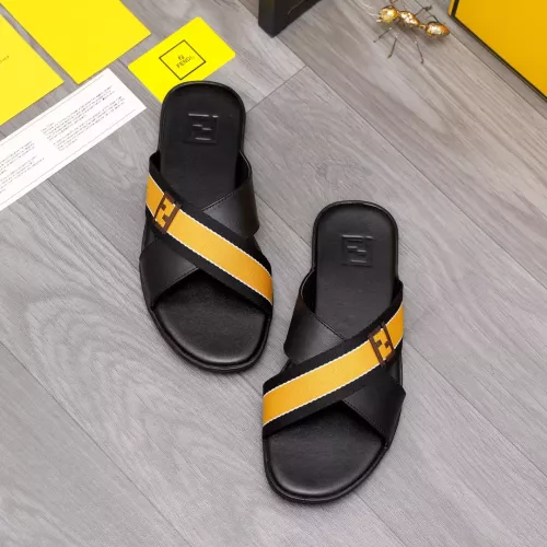 Replica Fendi Slippers For Men #1318882 $42.00 USD for Wholesale