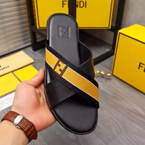 Replica Fendi Slippers For Men #1318882 $42.00 USD for Wholesale