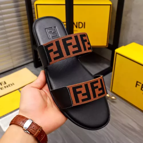 Replica Fendi Slippers For Men #1318892 $42.00 USD for Wholesale