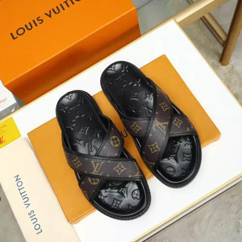 Replica Louis Vuitton Slippers For Men #1318902 $64.00 USD for Wholesale
