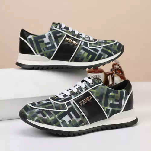Replica Fendi Casual Shoes For Men #1318956 $76.00 USD for Wholesale