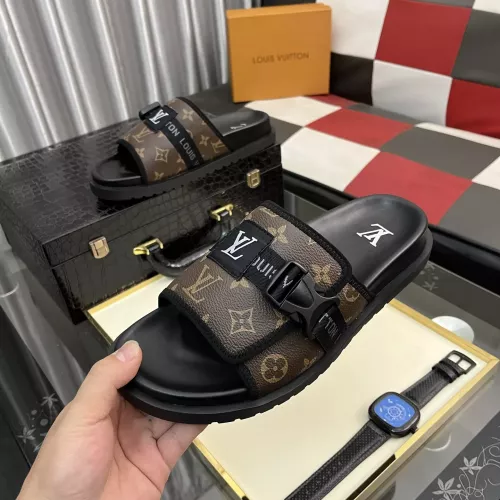 Replica Louis Vuitton Slippers For Men #1319176 $60.00 USD for Wholesale