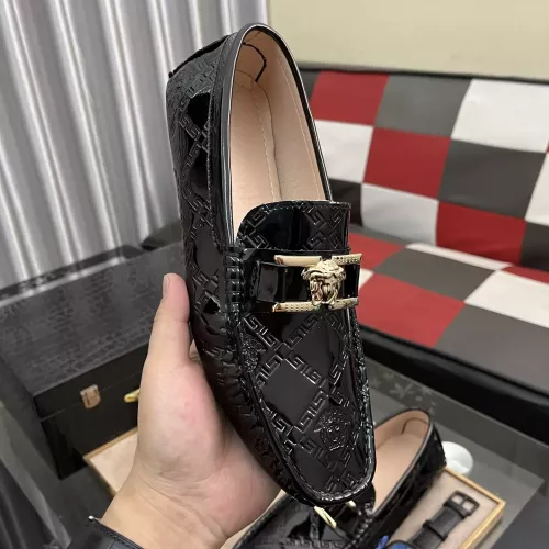 Replica Versace Leather Shoes For Men #1319281 $76.00 USD for Wholesale