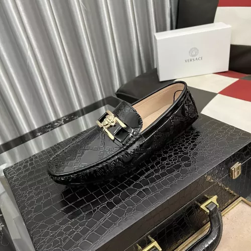 Replica Versace Leather Shoes For Men #1319281 $76.00 USD for Wholesale