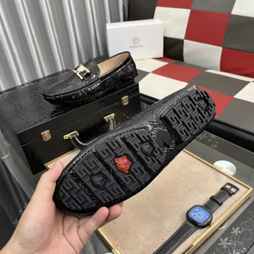 Replica Versace Leather Shoes For Men #1319281 $76.00 USD for Wholesale