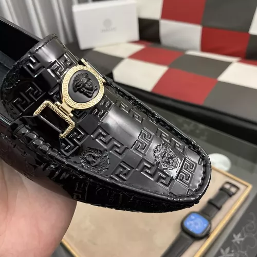 Replica Versace Leather Shoes For Men #1319282 $76.00 USD for Wholesale