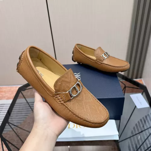 Replica Christian Dior Leather Shoes For Men #1319294 $100.00 USD for Wholesale