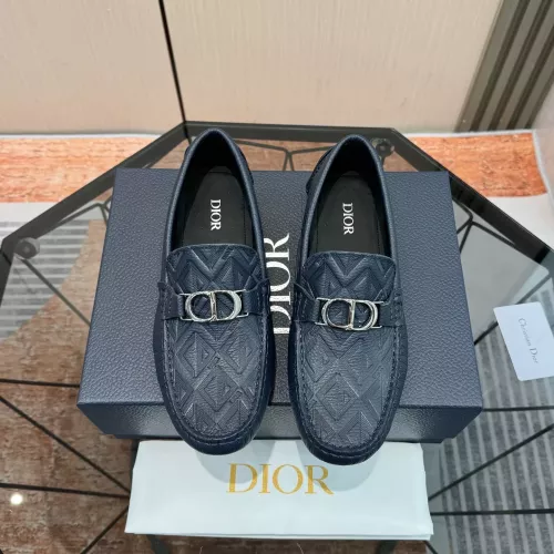 Replica Christian Dior Leather Shoes For Men #1319295 $100.00 USD for Wholesale