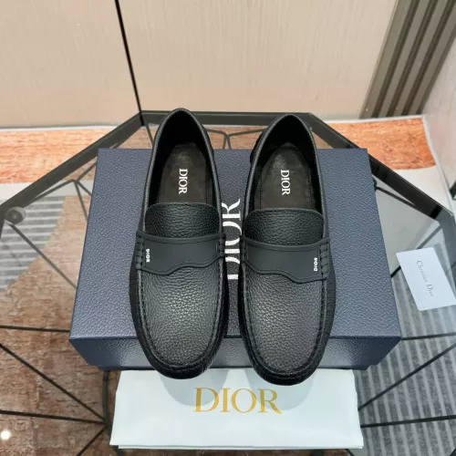 Replica Christian Dior Leather Shoes For Men #1319301 $100.00 USD for Wholesale