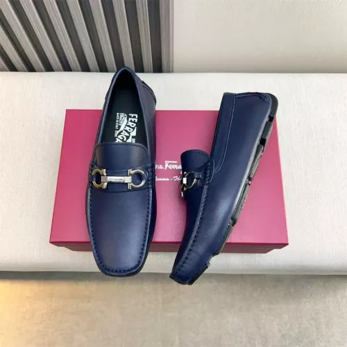 Salvatore Ferragamo Leather Shoes For Men #1319306