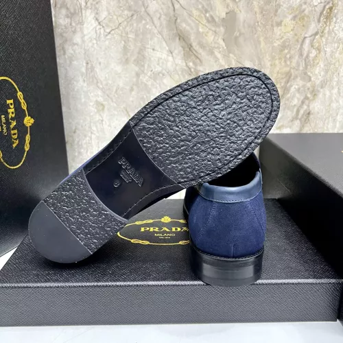 Replica Prada Leather Shoes For Men #1319333 $155.00 USD for Wholesale