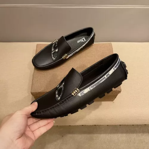 Replica Christian Dior Leather Shoes For Men #1319339 $76.00 USD for Wholesale