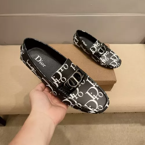 Replica Christian Dior Leather Shoes For Men #1319341 $72.00 USD for Wholesale